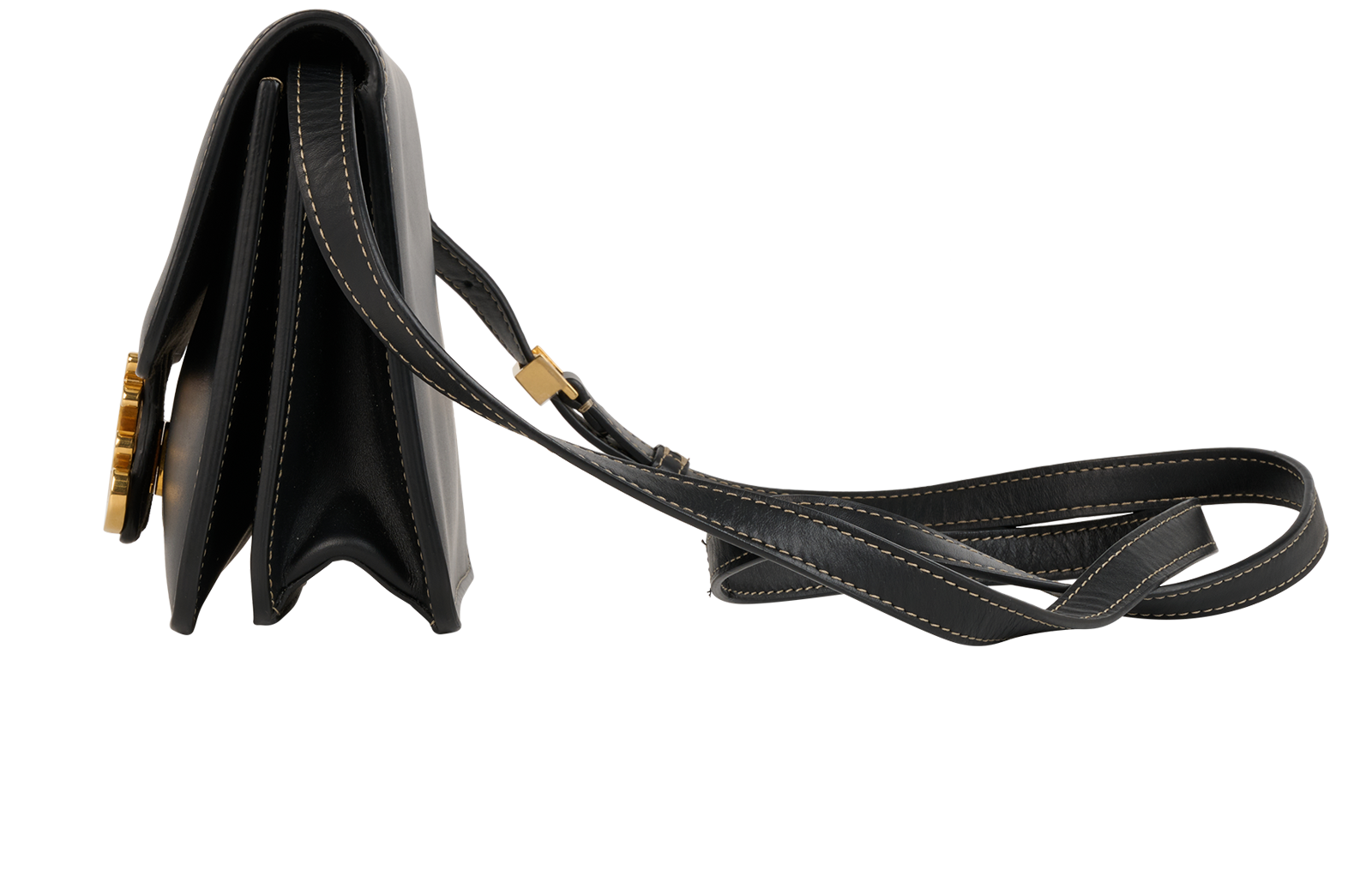 Karligraphy Small, &pound;595, Handbags, Black, Leather, Bottom view